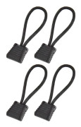 4 st Dykslangklämma Fäste Elastiskt Rep Scubas Dykning Dykartillbehör Slangklämma Dykning Snorklar Fästrep Multicolor