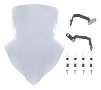 Motorcykel Luftflöde Vindavvisare Fly Screen Vindruta Vindruteskydd För Honda Cb650f Cb 650f 2014-2018 2019 2020 Ljus Rök
