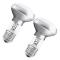 Halogenlampa / Classic R63 / E27-sockel / dimbar / 46 Watt - 60 Watt Ersättning / varmvit - 2700K / 2-pack - Vikbox