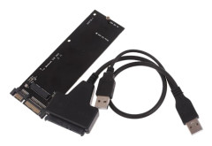 SATA 7+17 stift för A1466 A1465 A1398 A1425 2012 SATA SSD till 2,5" SATA 22pin kort