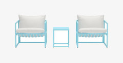 Venture Home - Messina Loungeset - Blå - Loungemöbler - Från Homeroom