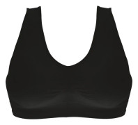 Seamless top svart L