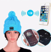 Bluetooth-mössa med tofs (blå) blå