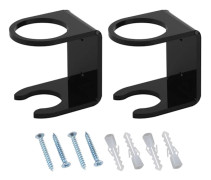 Baseball Förvaringsställ Väggmonterad Softbollhållare Bat Display Stand För Hem Black 2 Packs