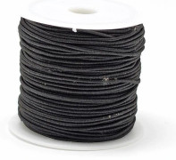 *Rulle med 20 mt. Svart nylonklädd elastisk tråd 0,8~1 mm.