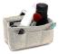 Kosmetiska necessärer Filt Tyg Insats Väska Organizer Med Dragkedja Smink Handväska Organizer Rese Inner Plånbok Portabel