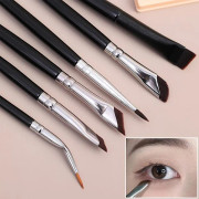 Professional Makeup Brushes Set 6PCS Contouring Eyebrow Eyeliner Brush Portable Soft Small Angle Eyes Makeup Detail Brush Tool