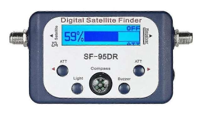 Digital Satellitsignalmottagare med Kompass och LCD-Skärm FTA DVB S2