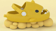 Hajsandaler för barn Flickor Skor Sommarskor Inomhustofflor Barn Flip Flops Halkfria Hajtofflor 2022 Trend B-Yellow 210(insole 21cm)