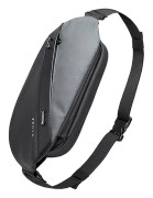 BG-7295 Vattentät bröstväska för män, crossbody axelväska med glasögonkrok och stöldskydd (FW) Grey Style A