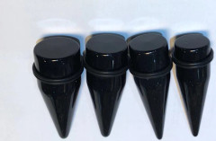 Töjnings kit från 18mm-24mm i svart, 4 st svart