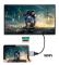 Typ A HD-061-BK 15cm HDMI Typ-A Hane till Hona Förlängningskabel Konverterare Stöd HDTV 4K 60hz 3D