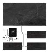 5V USB Värmare Kolfiber Elektrisk Värmedyna 3 Lägen Jacka Mjuk Kudde Vinter Herr Väst Kläder Värmare Dynor Håll Värmen[YJD] Type 5