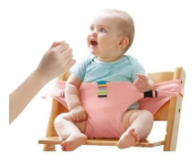 Fällbar Bärbar Matstol Säkerhetsbälte Skyddande Bältespänne Bälte för Baby och Småbarn