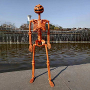 Halloween Pumpa Skelett Dekoration Halloween Party Dekoration (FMY) A