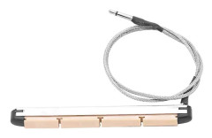 Bas Pickup Stick Laminerad Hård Stick Piezoelektrisk List, 4-Strängs Bas Piezoelektrisk Keramisk Pickup Stick
