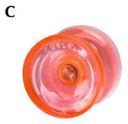 Yoyo - Magic Toy Yoyo K2, Transparent, Färgglad, För Pojkar, Klassisk, Barndom, Boll, För Nybörjare LGL K2 Orange