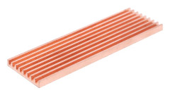 Ren koppar kylfläns kylare kylfläns thermal ledande lim för M.2 2280 PCI-E NVME SSD