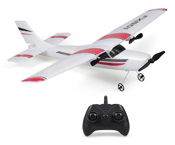 FX801 Flygplan 2.4GHz 2CH RC Flygplan Flygleksaker för barn pojkar