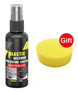 Återuppliva Blekt Bilplast Trim Återställer Svart Glans Keramisk Beläggning Skydd 50ML