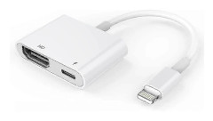 HDMI-adapter, HDMI-adapter för iPhone 1080p Lightning Digital AV-adapter, HDMI-synkroniseringsskärm HDMI-kontakt för iPhone & iPad