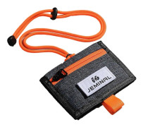Canvas Halsband ID-korthållare Badge Holder Justerbar Lanyard Blue