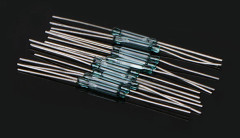 10 st 2.5X14mm 4W 3-stifts glasrörsrelä magnetiska omkopplare N/O N/C SPDT