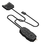 ARGB Kontrollerkabel 5V 3 Pin RGB Kontroller SATA Strömförsörjning Ljusremsor Kontrollerkabel för PC