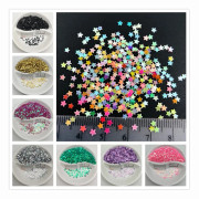 20g 3mm Star PVC loose Sequins Glitter Paillettes for Nail Art Manicure, wedding Confetti,Ornament Accessories , Filler