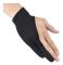 Ritplatta handskar - medium svart