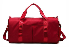 Mordely Large Capacity Travel Bag Wet And Dry Separation Fitness Bag Short Distance Storage Travel Bag Red )