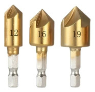 Sänkborrskär sexkantskaft 12-19MM3ST 3ST 12-19mm3pcs
