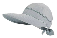 Damhatt UPF 50+ UV-skydd Solskyddsförvandlingsbar Strandhatt - WELLNGS Gray