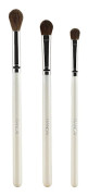 3Pcs Cosmetics Brushes Eye Shadow Blending Smudge Brush Soft Eye Liner Lying Silkworm Brush Women Makeup Tools High Quality