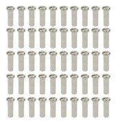 50 st/förpackning Cykel Vägcyklar Nippel 12G 13G 14G Ultralätt Höghållfast Svart Silver Eker Nippel Cykel Ekerhatt 50st 14G silver 16mm[D] 50pc 14G silver 14mm