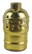 Vintage Lamphållare, lamphållare Sockel Belysningsskruv Utan Strömbrytare Och Sladd (guld) hy
