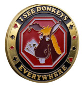 Poker Kortskydd Poker Chip Mynt Bordsspel Poker Kortskydd Mynt Samlarobjekt Gåva till Make, Far, Vän