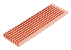 Ren koppar kylfläns kylare kylfläns thermal ledande lim för M.2 2280 PCI-E NVME SSD
