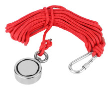 300KG Stark Dragmagnet för Havsfiske, Jakt, Räddning och Återvinning med 10M Rep