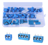 100 st 2P/3P/4P Kretskortsanslutning PCB-monterad Skruvplint