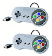 Kompatibel Trådbunden Handkontroll Kompatibel med Nya Super Nintendo NES/SNES Classic Edition Mini 2017, Klassisk Spelkontroll