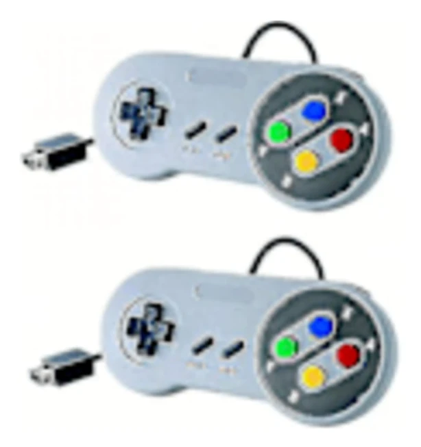 Kompatibel Trådbunden Handkontroll Kompatibel med Nya Super Nintendo NES/SNES Classic Edition Mini 2017, Klassisk Spelkontroll