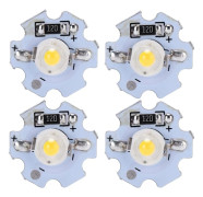 Led Chip Aluminium Led Chip 25st 0,5W 5V High Power LED Lamp Bead Ljuskälla Chip med aluminiumplatta (naturligt ljus)
