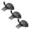 Perfect Puff Hair Head Cushion, volym set(3 st brun) - on stock