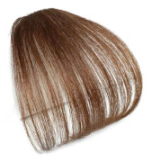 Koreansk 3D Air Bangs Clip Peruk Falska Luggar Osynlig Spårlös Perukdel Pannförlängningsverktyg O3X6 Light brown, No sideburns
