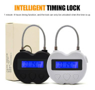 Smart Time Lock LCD-skärm Time Lock SVART