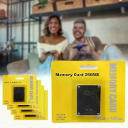 8-256MB Minneskort För PS2 Megabyte Minneskort För Sony Playstation 2 Svart Minnesdata Spara Tarjetas De Memoria