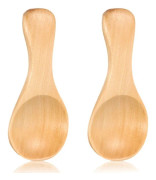 Small Wooden Spoon with Short Handle, Good for Small Jam Jars