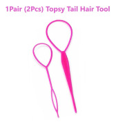 Topsy Tail Hårfläta Hästsvans Flätmakare Hårstyling Tillbehör Lättanvänt Verktyg