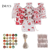 73-delars julklappspåse-set, 10x14cm